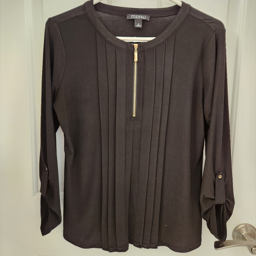Roz and Ali black blouse